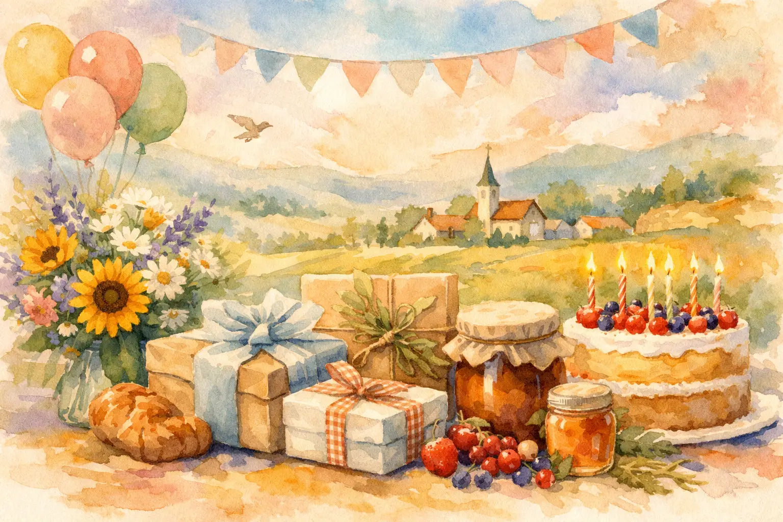 Regionales Geschenk für Geburtstag finden
